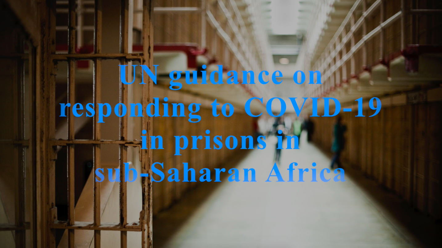 UN guidance on responding to COVID-19 in prisons in sub-Saharan Africa