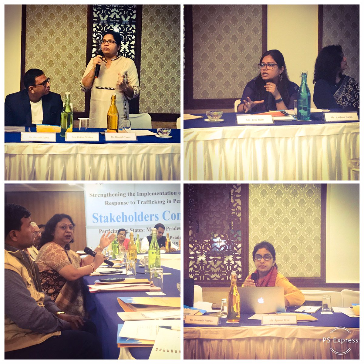 Experts sharing their thoughts during the discussions