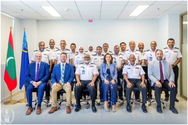 Participants posing together for a group photograph.