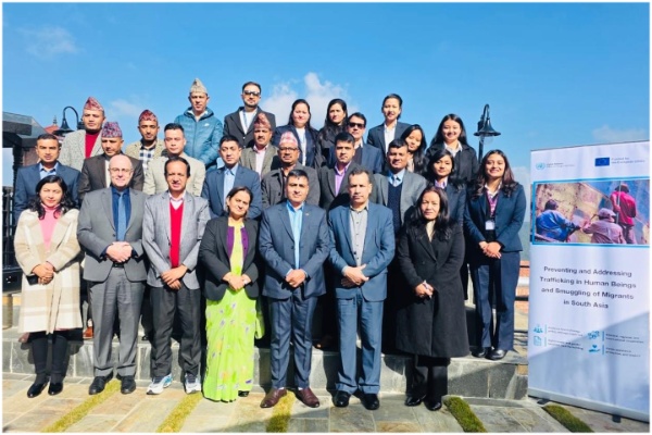 Participants standing together for a group photograph.