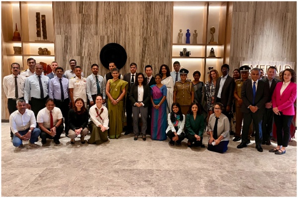 Participants posing for a group photograph.